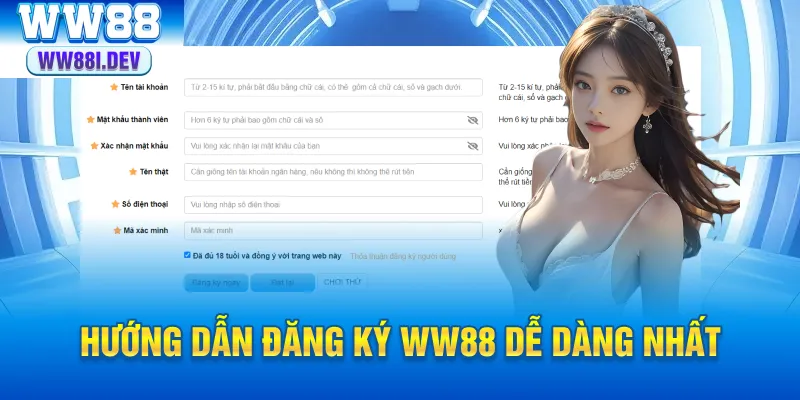 Hướng dẫn đăng ký ww88 dễ dàng nhất